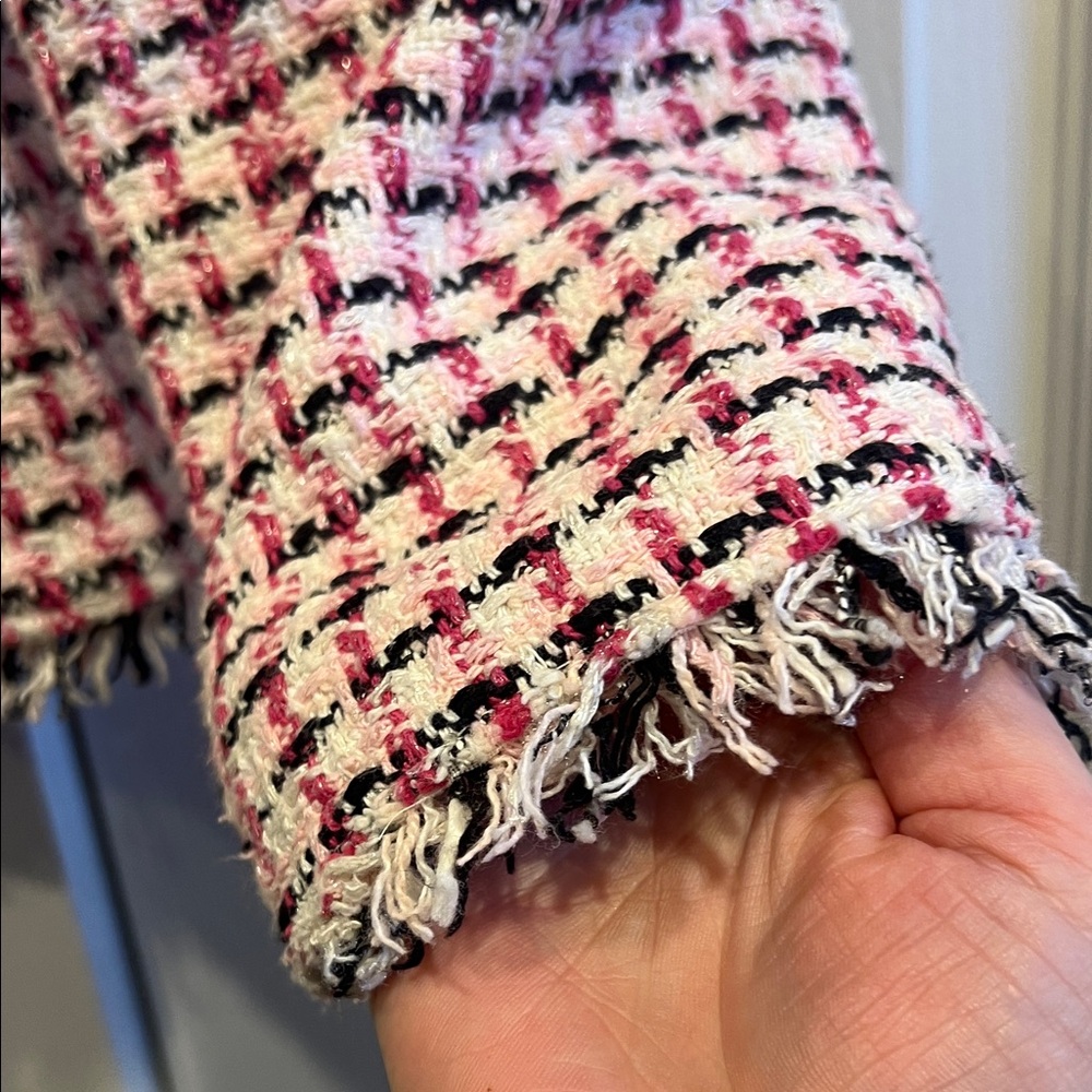 Kate Spade Pink and Black Tweed Blazer - Picture 7 of 10